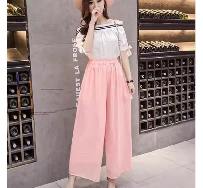 Everose - Wijde Chiffon Broek