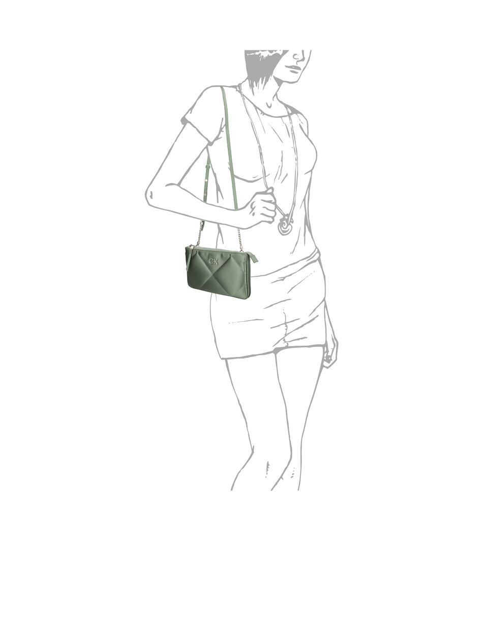 RE-LOCK QUILT CROSSBODY - SATIN
