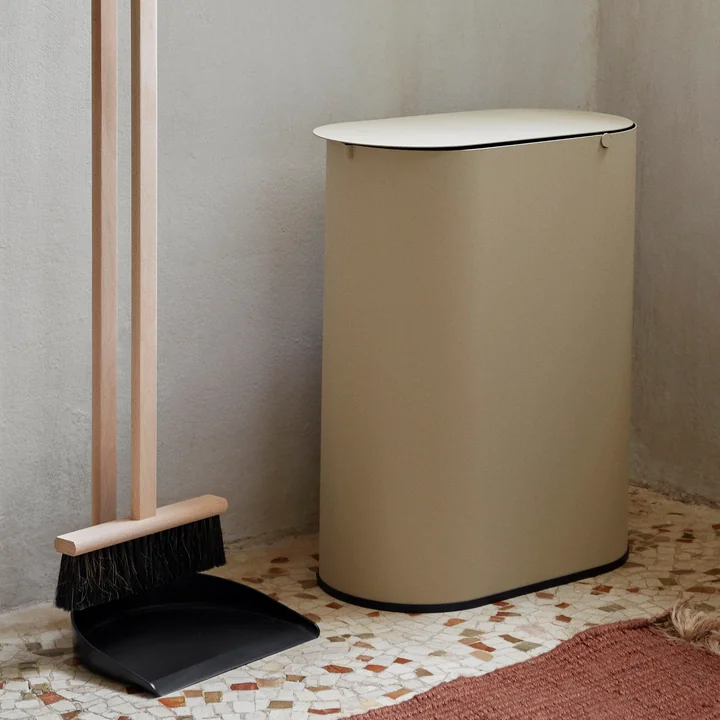 Ferm Living - Enkel Mülleimer, L, cashmere