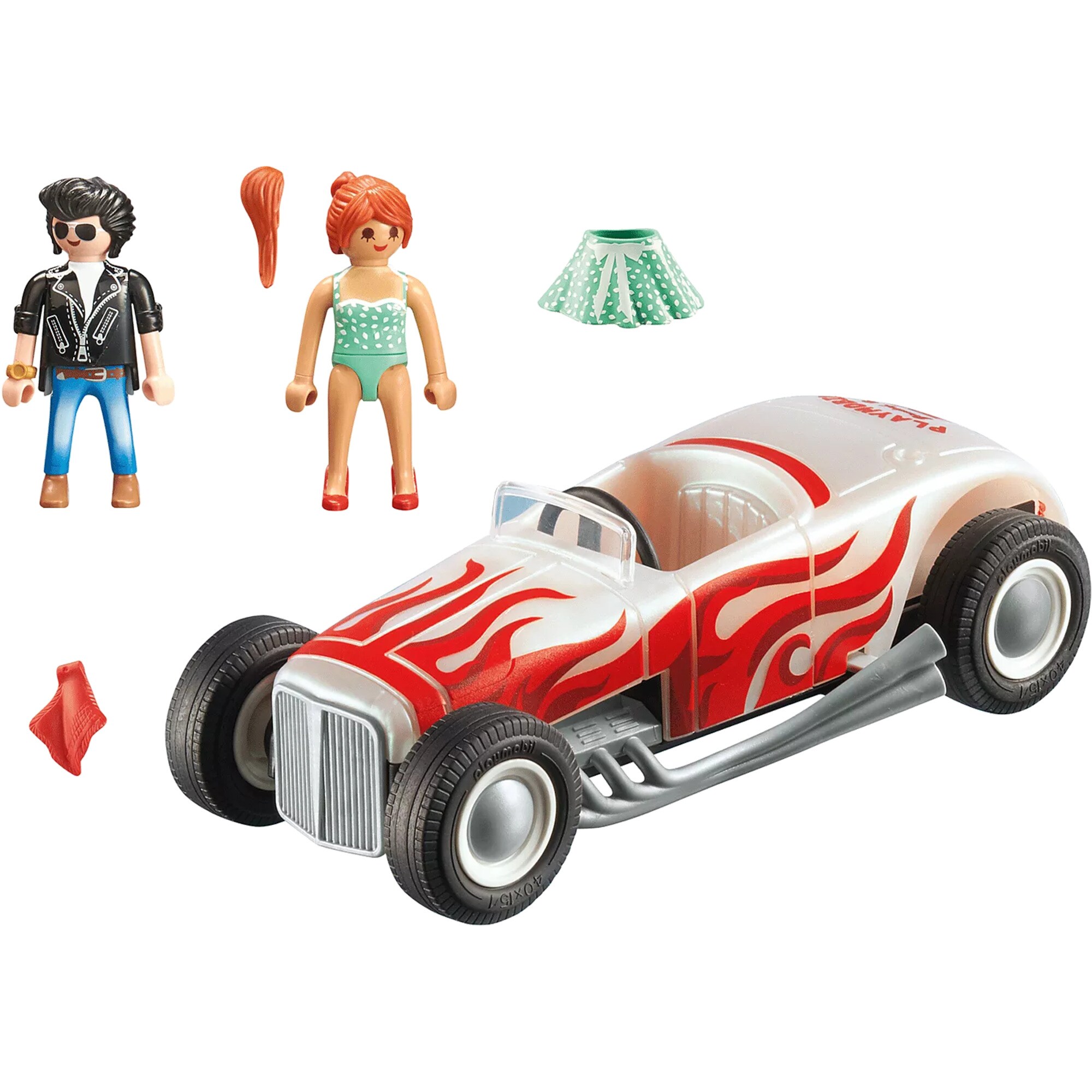 PLAYMOBIL Konstruktionsspielzeug City Life Starter Pack Hot Rod