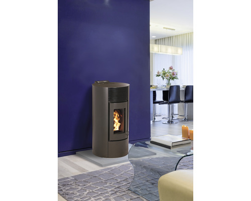 Paola 9 pelletkachel, staal, zwart, 8,9 kW