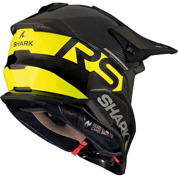 Shark - Casque Varial RS Carbon Flair Carbone / Jaune / Blanc