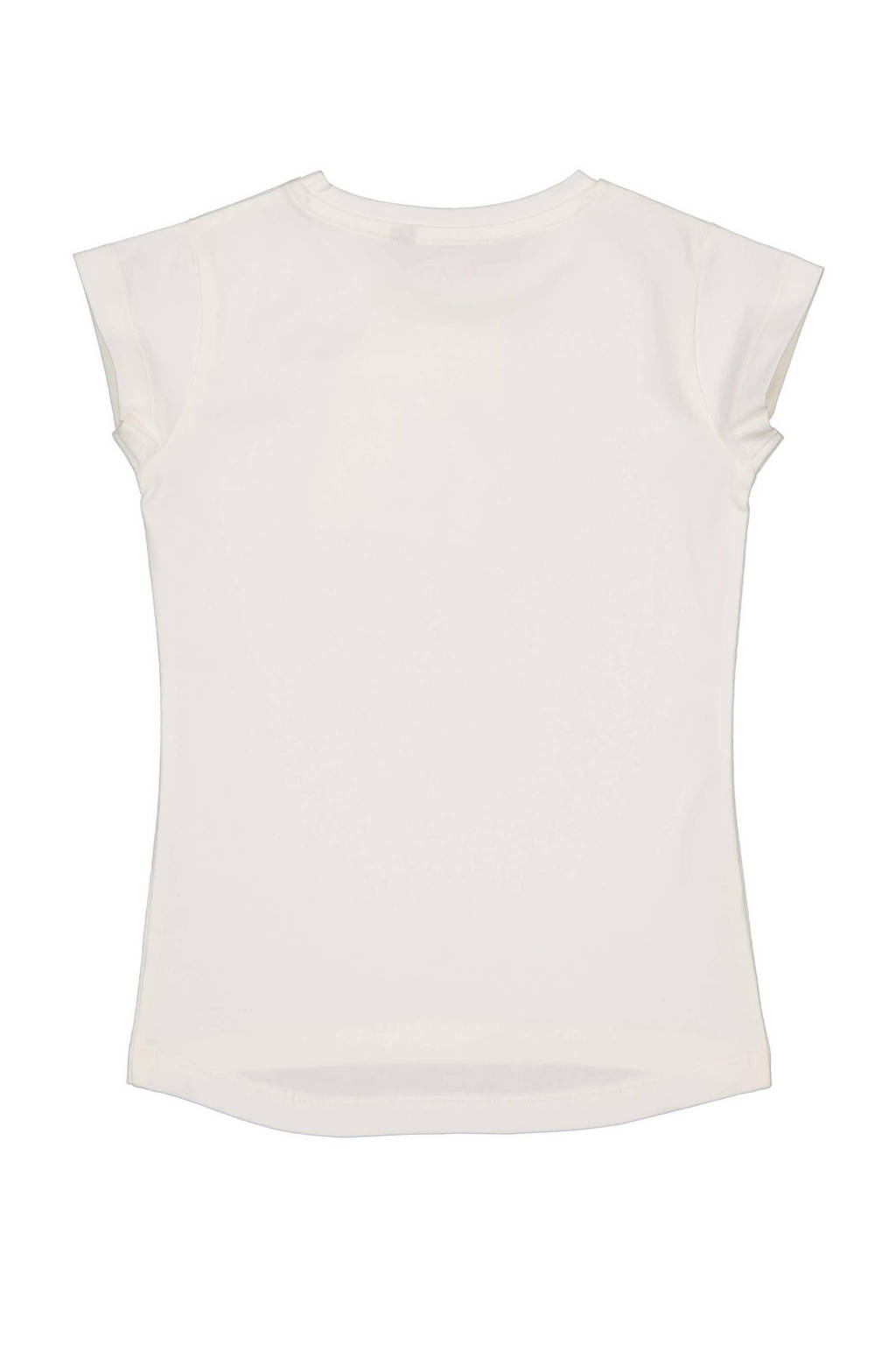 Quapi T-shirt YENTEL met printopdruk ecru