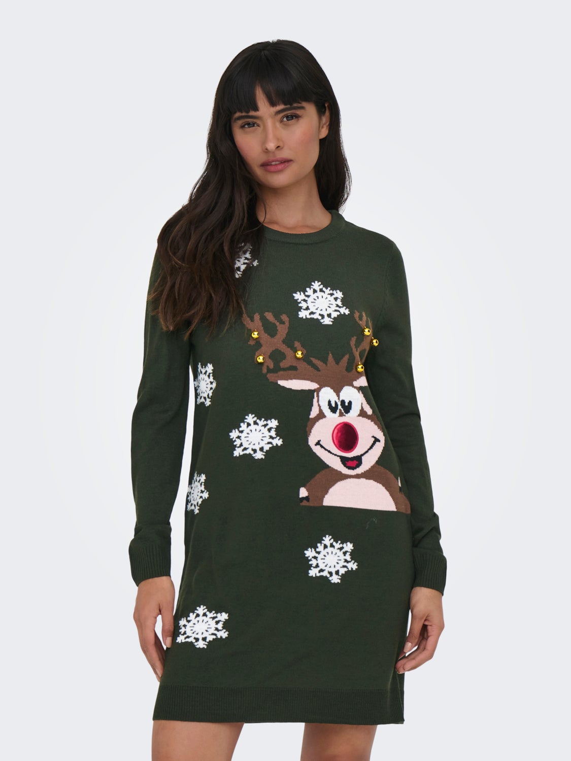 ONLXMAS Midikleid Rosin
