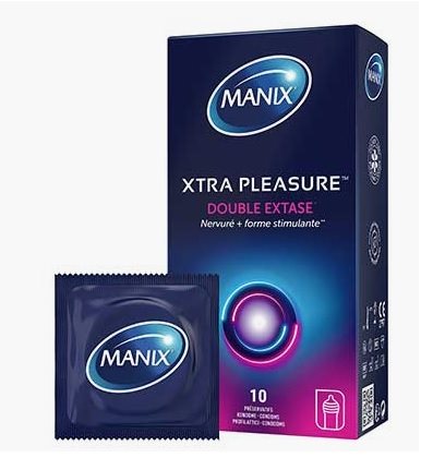 MANIX Xtra Pleasure Präservative<br>10 Stück