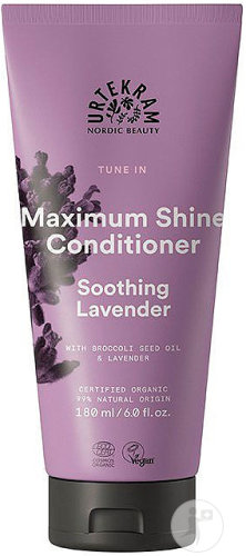 Urtekram Tune In Maximum Shine Conditioner Soothing Lavender Apres Shampooing Lavande Tube 180ml