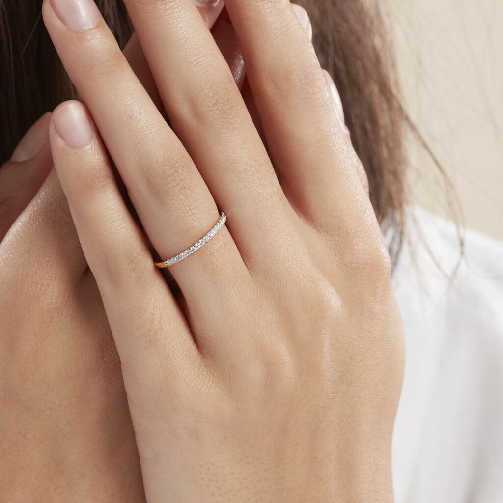 Bague Gizella Or Jaune Diamant