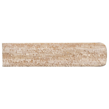 Lat grenen D-vorm 12,5x55 mm lengte 210 cm