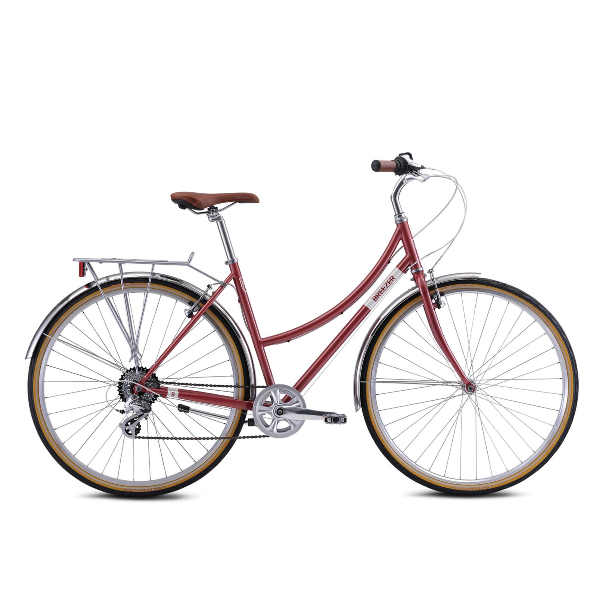 Breezer Downtown EX ST 2022 Damenfahrrad 28 Zoll retro Stadtrad 150 - 175 cm 8 Gang Fahrrad