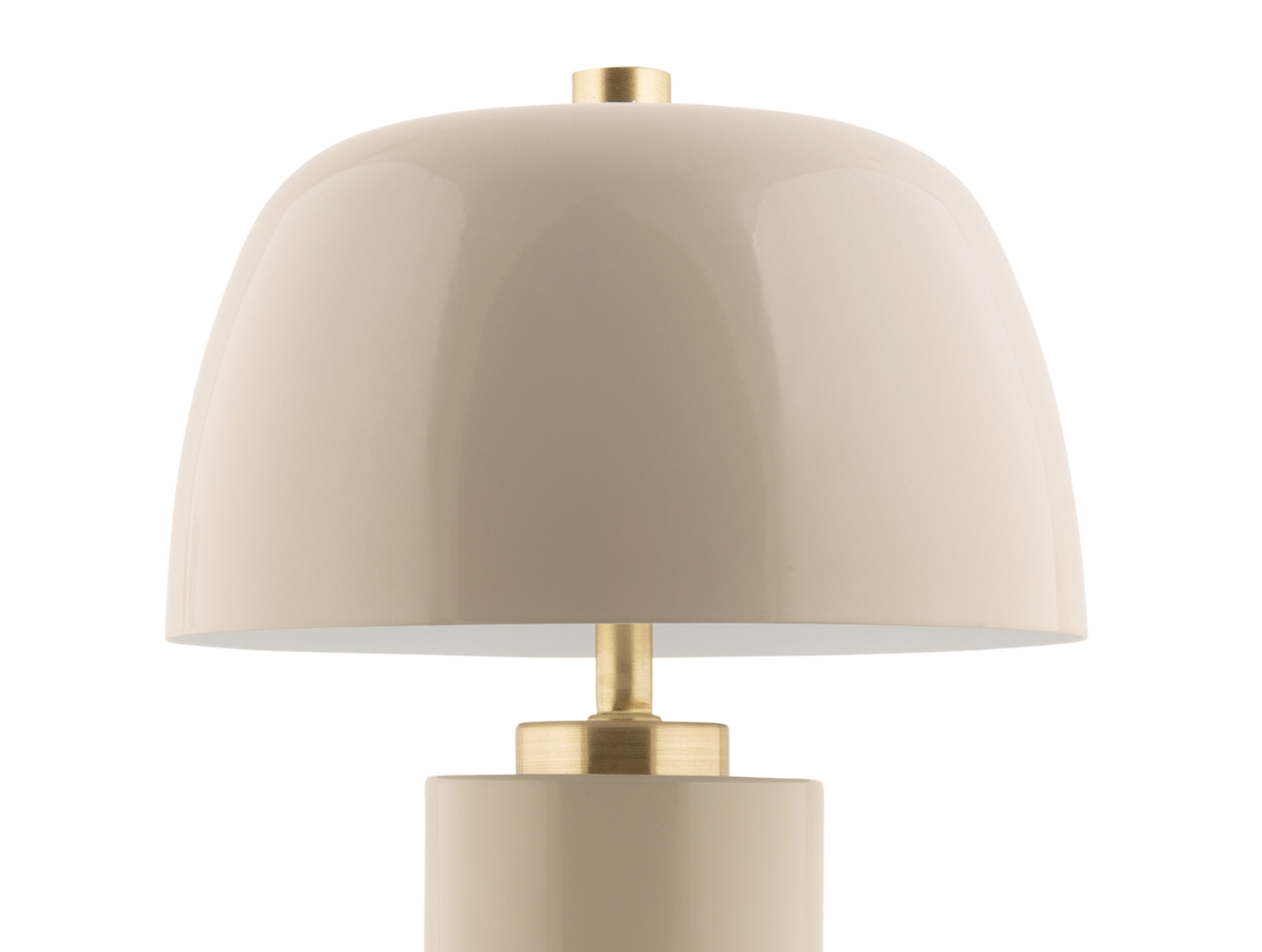 Table lamp Freya LED iron warm grey
