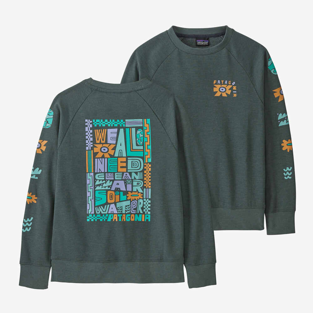 Leichtes Kinder-Sweatshirt mit Rundhalsausschnitt