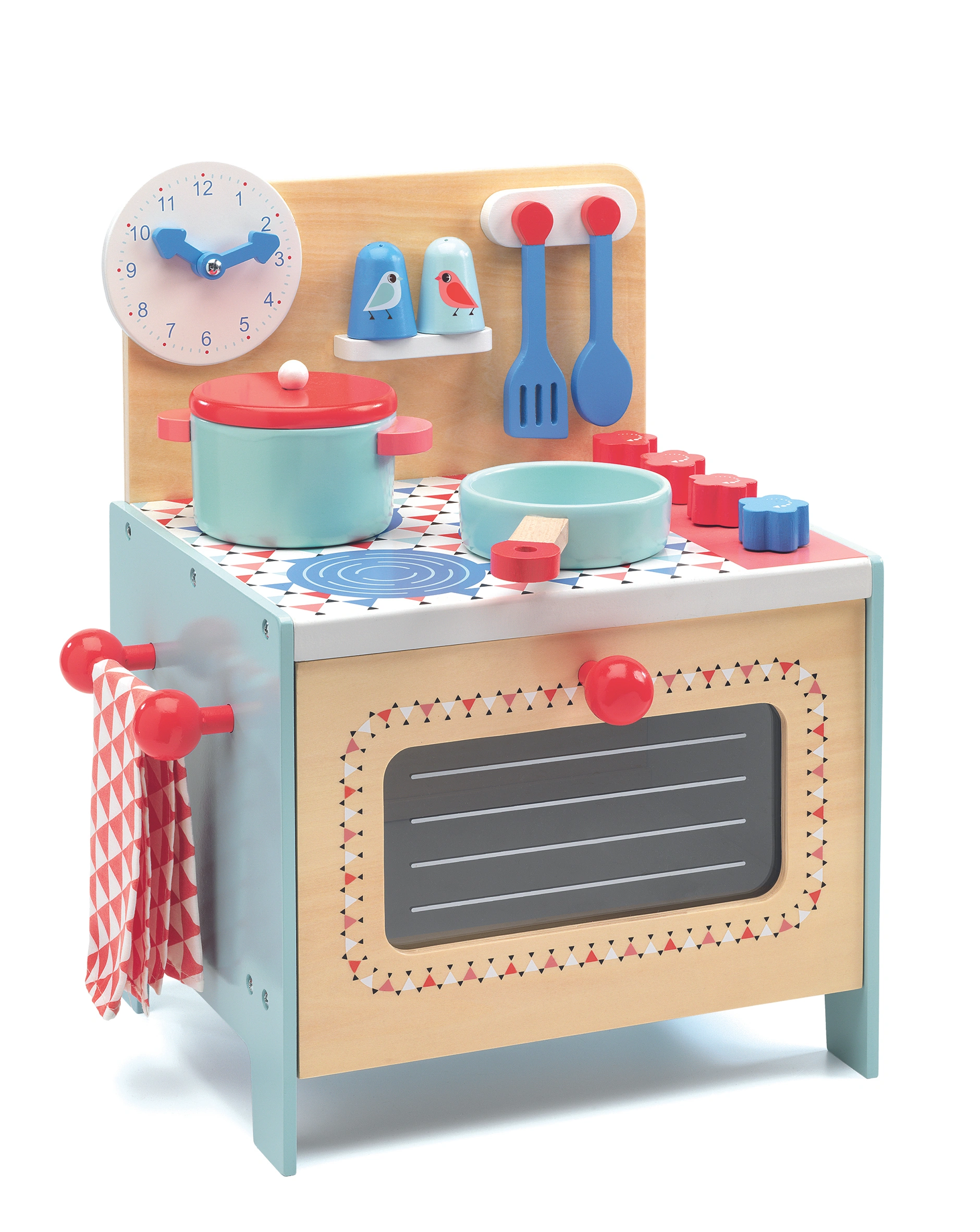 Spiel-Küche KITCHEN WONDER 9-teilig in blau