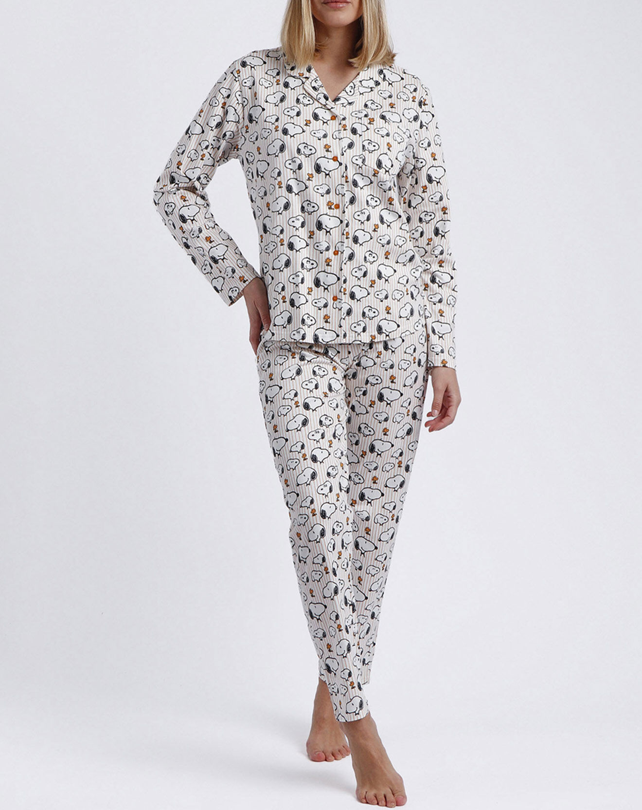 Peanuts Pyjama Sourire blanc