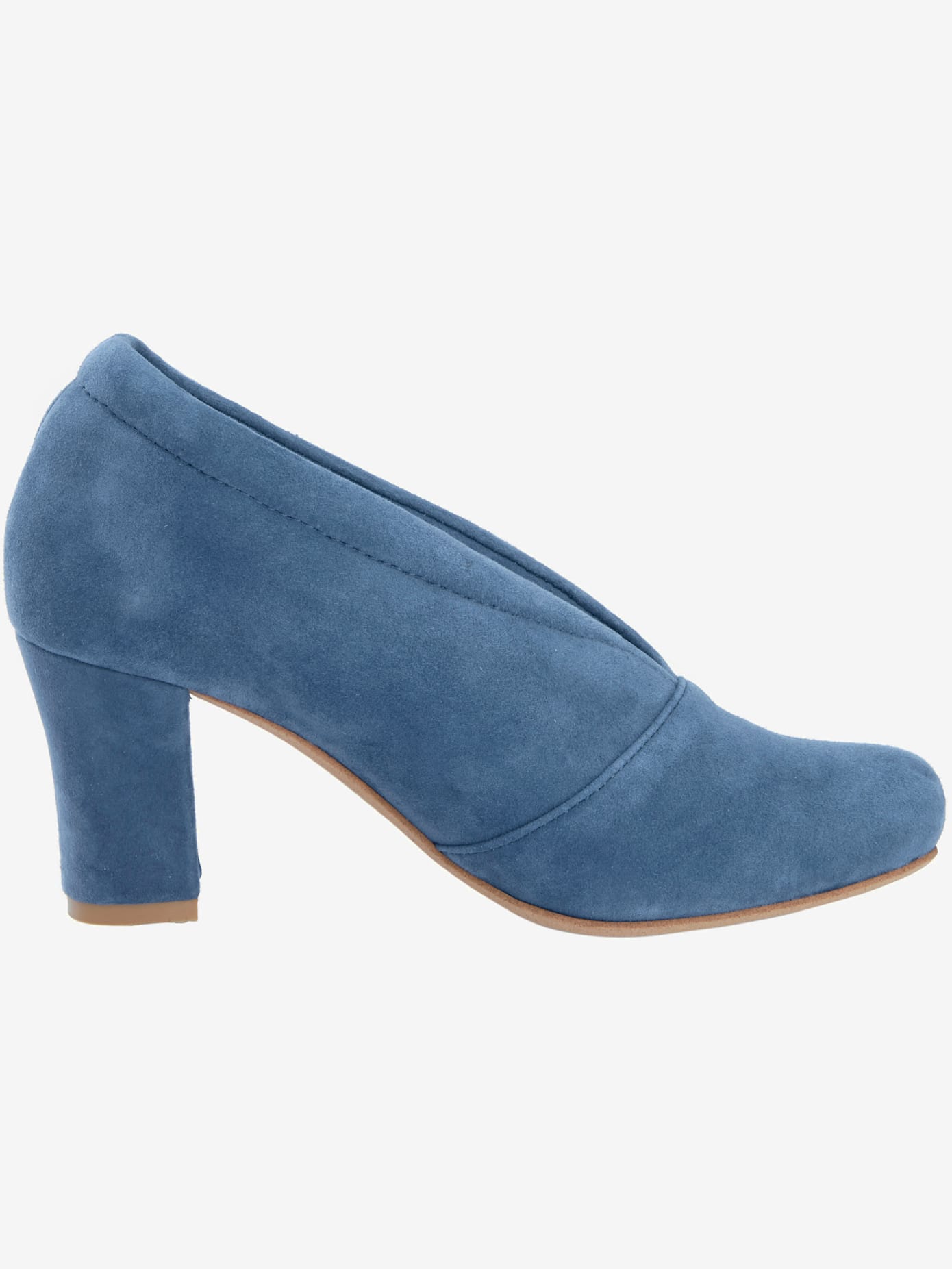 Escarpins cuir velours chèvre doux