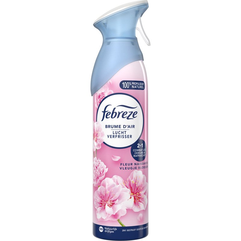 Désodorisant Febreze Brume d'air Fleur naissante - Aérosol 185 ml