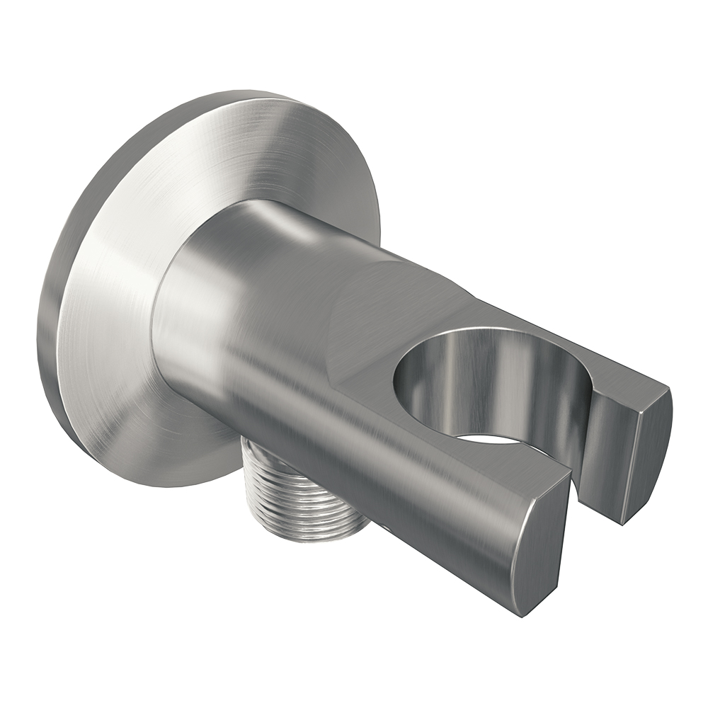 Brauer Brushed Edition thermostatisch douchepaneel calacatta gold met 20cm hoofddouche en staafhanddouche RVS geborsteld PVD
