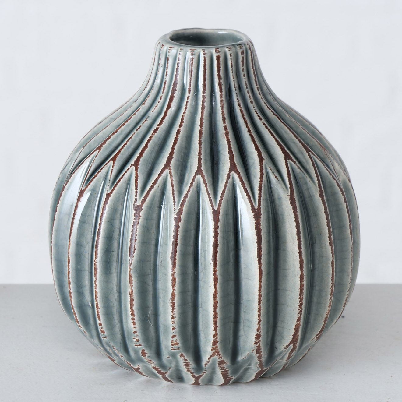 Boltze 3 Vases Lenja multicolores - D.11xH.11 cm