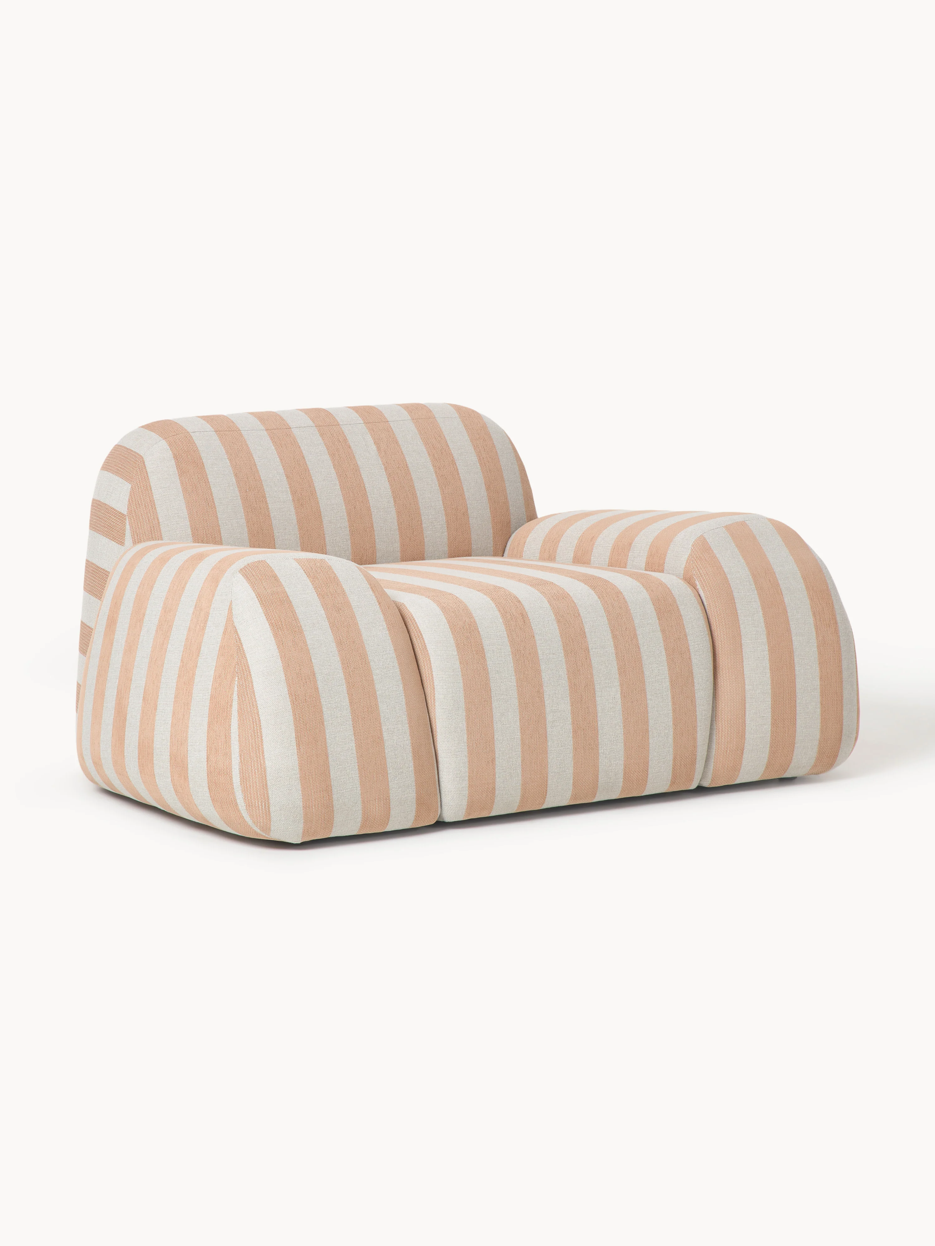 Gestreepte loungefauteuil Wolke