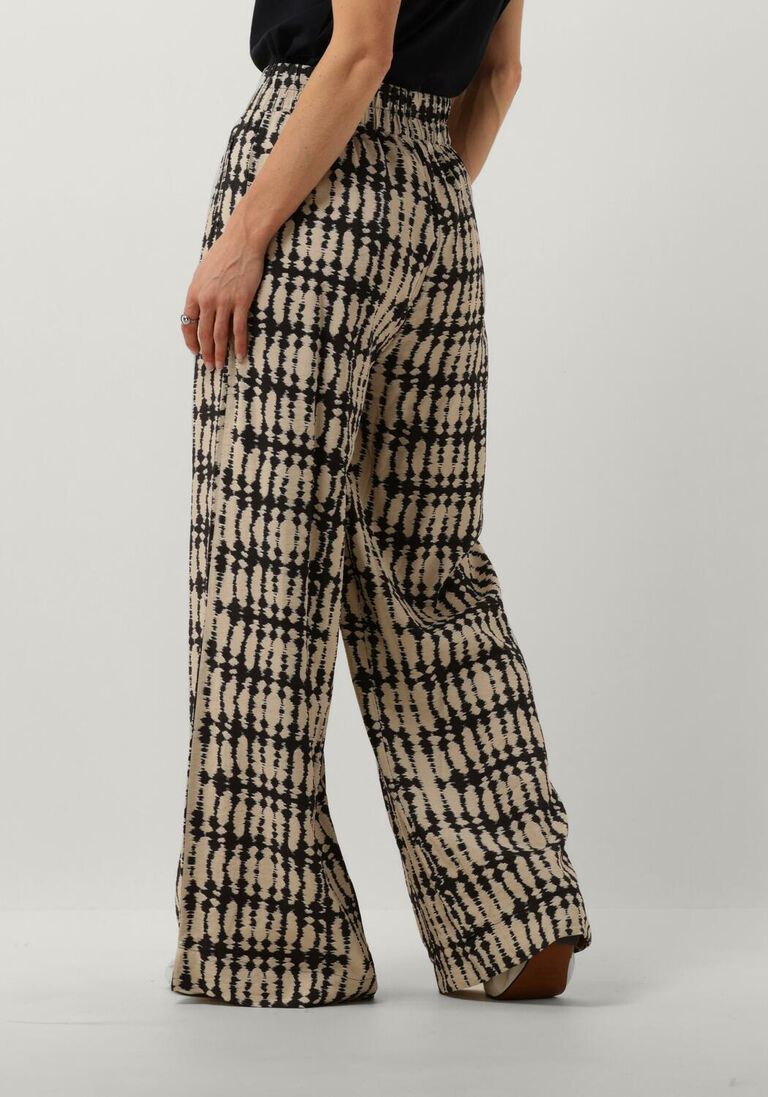 BY-BAR zwarte by-bar wijde broek benji tie dyed pant