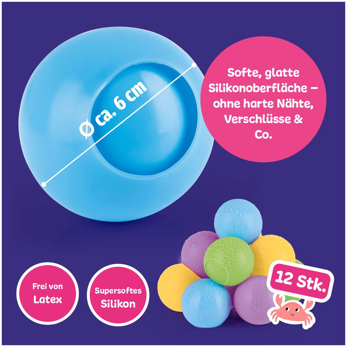 ImagiNew PlayhomeImagiNew Playhome   Happy Water Wasserballons 12 Stück