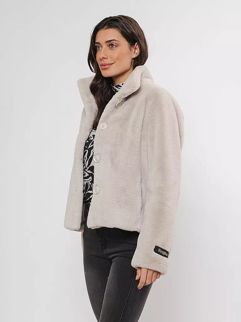 RINO&PELLE Jacke in Felloptik VIE creme