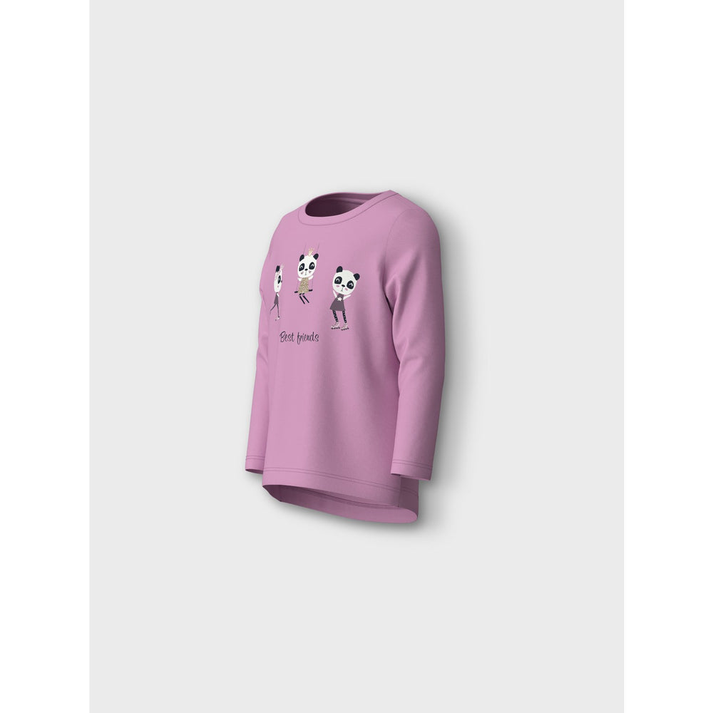 Køb Name It Pastel Lavender Panda Vix Bluse