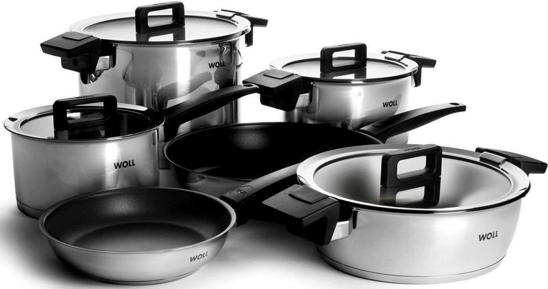 Woll Pannenset Concept 6-delig - RVS - Zilver