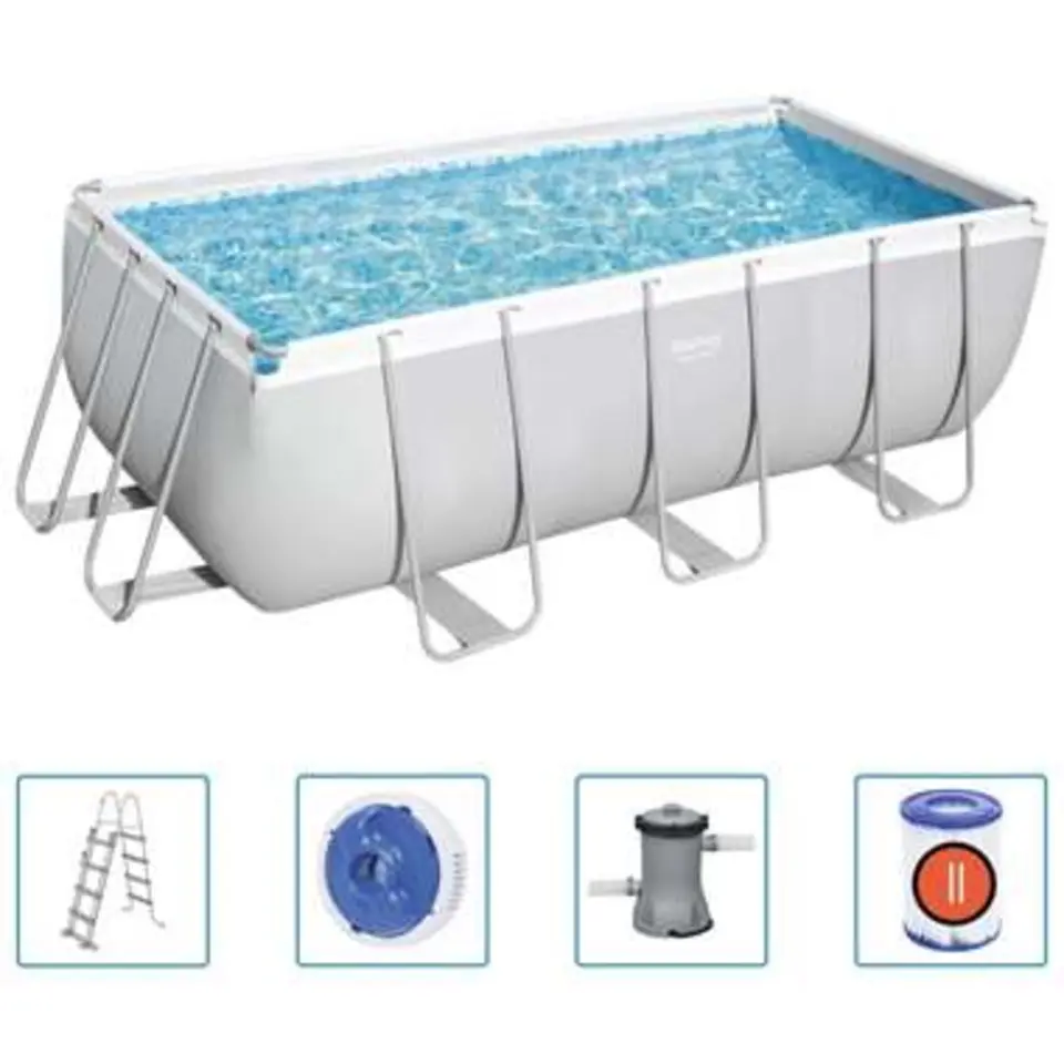 Bestway - Zwembad - Staal - 412 x 201 x 122 cm
