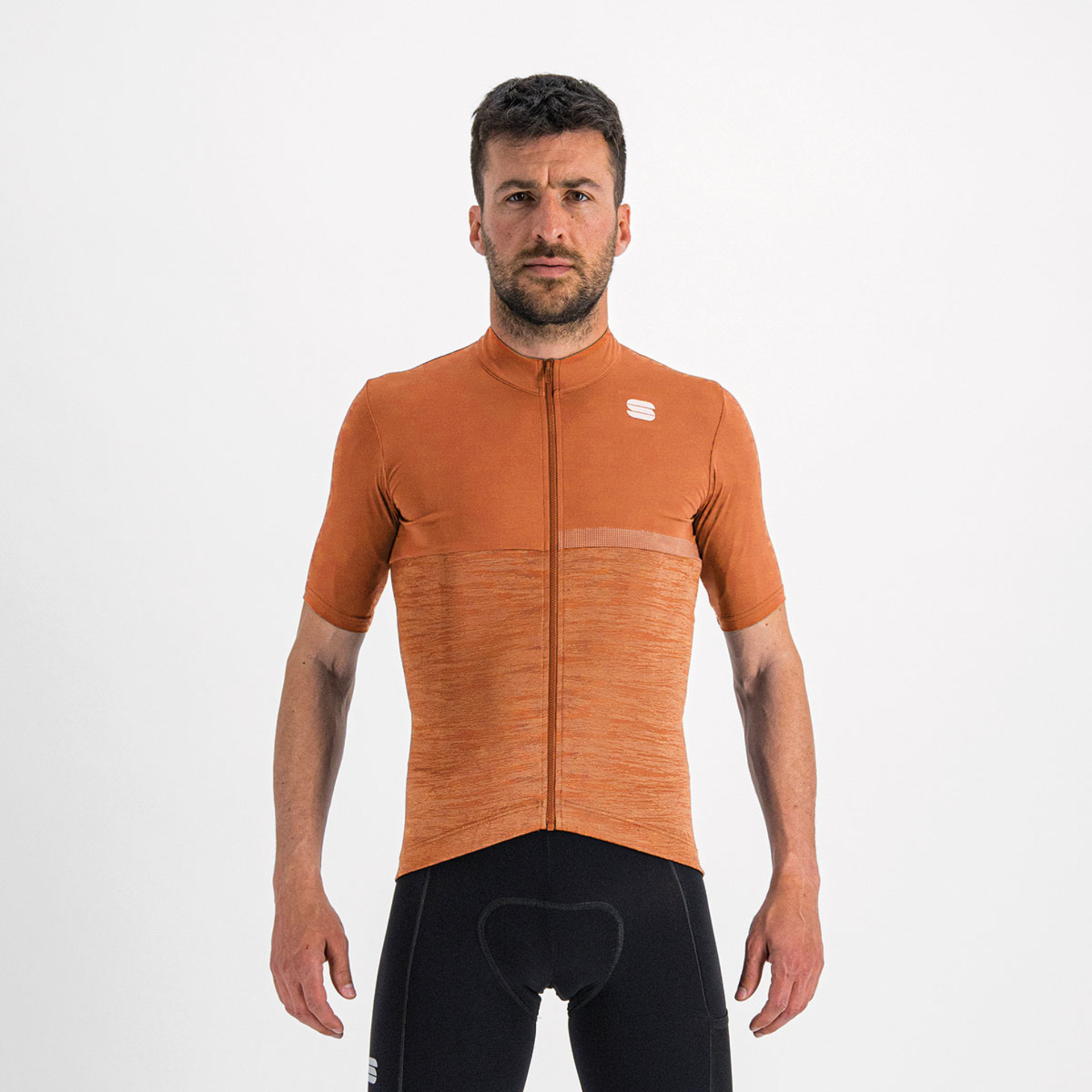 Sportful Giara Fietsshirt Korte Mouwen Oranje Heren