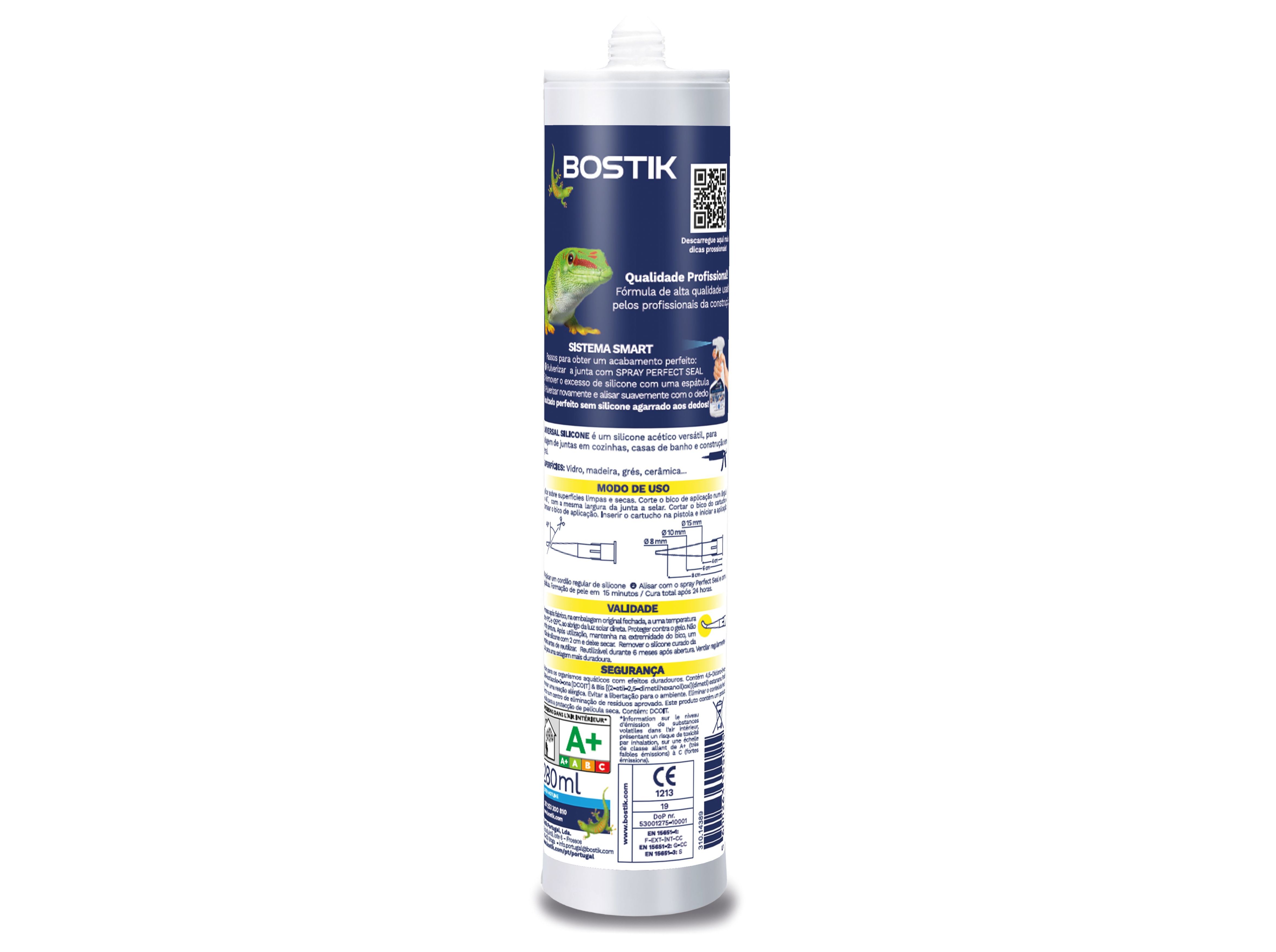 SILICONE BOSTIK TRANSPARENTE 280ML