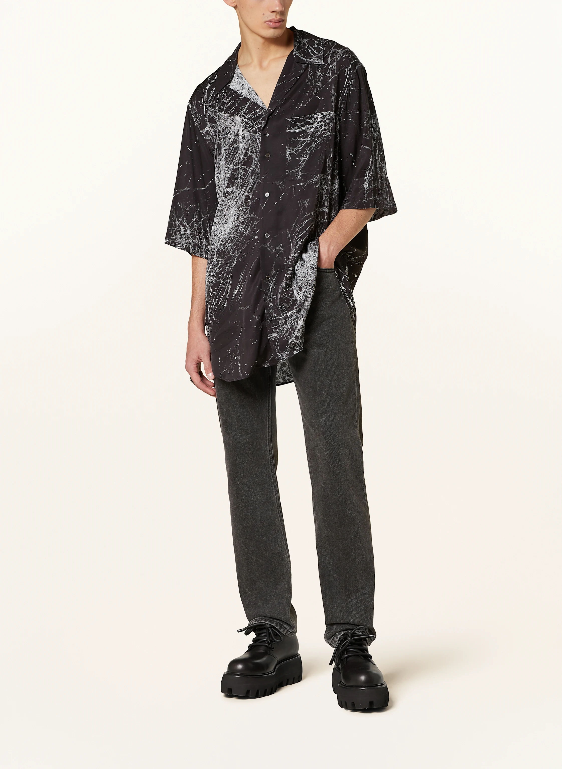 Alexander McQUEEN Kurzarm-Hemd Comfort Fit
