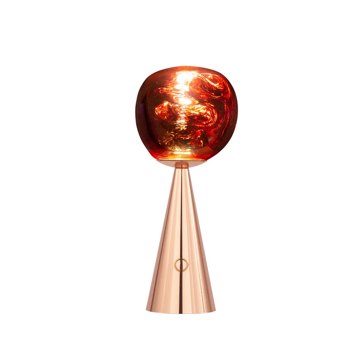 Tom Dixon - Melt LED Tischleuchte mit Akku, gold