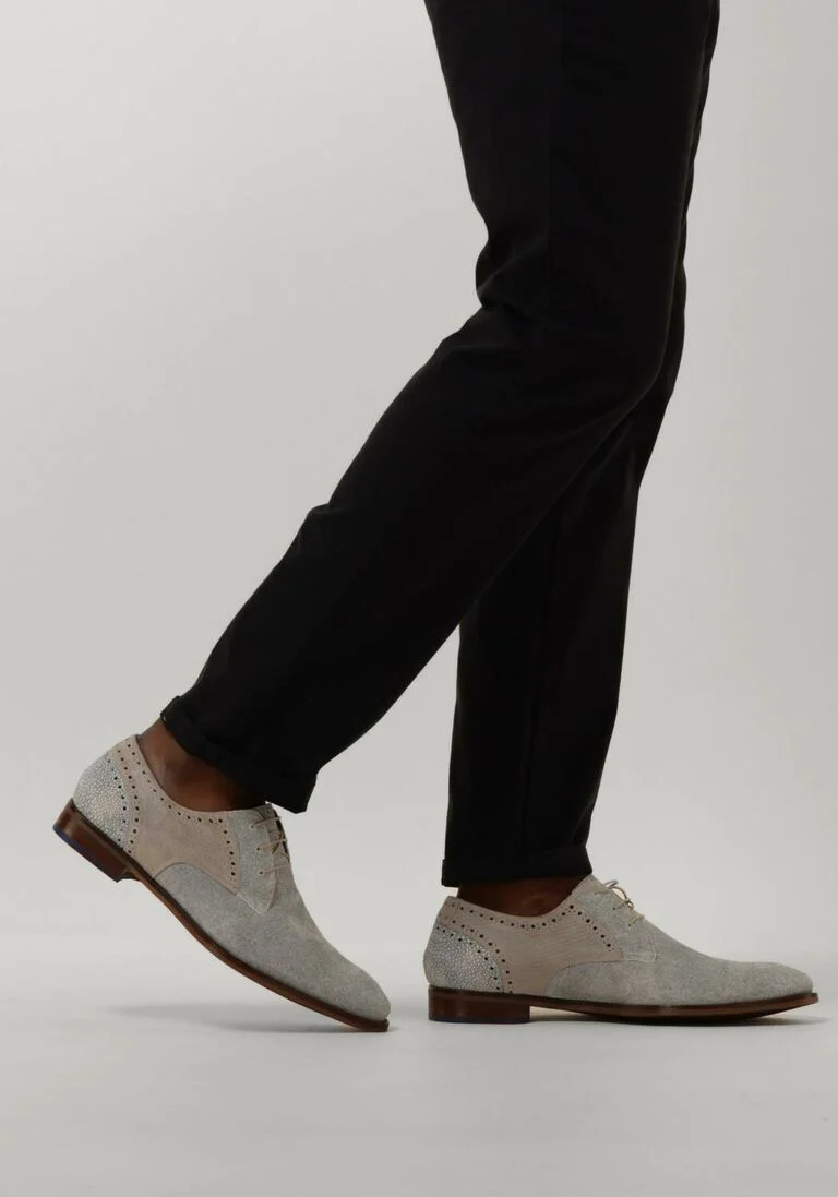 FLORIS VAN BOMMEL grijze floris van bommel nette schoenen sfm-30361