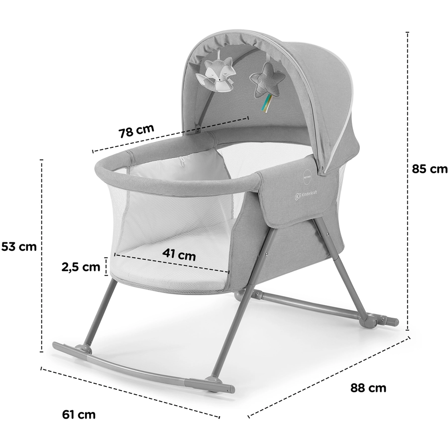 Kinderkraft Babywippe 3 in 1 Lovi Beige