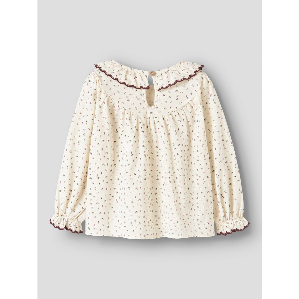 Køb Lil'Atelier Turtledove Red Dahlia Nmfrasia Ls Loose Skjorte Lil