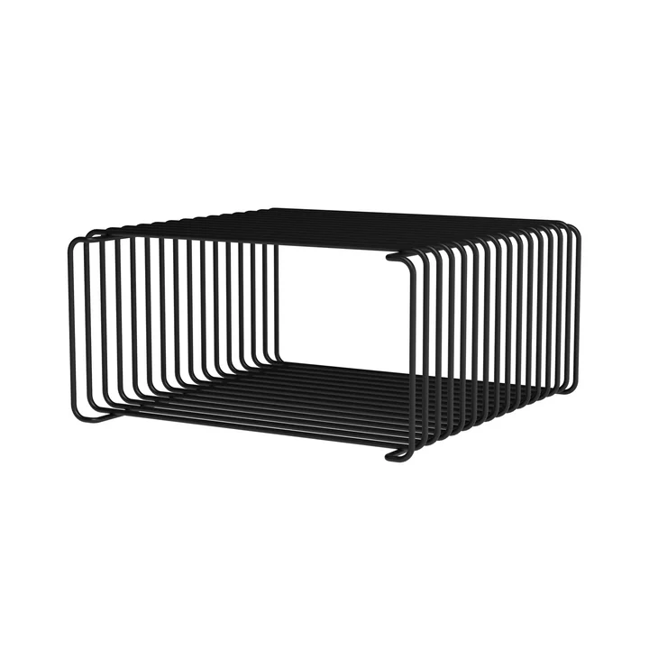 Montana - Panton Wire Half Height Regal 34,8 cm, schwarz