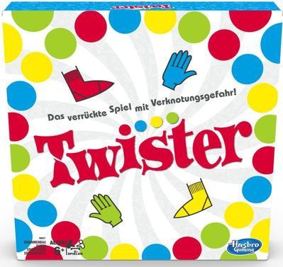 Hasbro Gaming Twister - Het gedurfde spel met gevaar voor verknooping voor kinderen vanaf 6 jaar