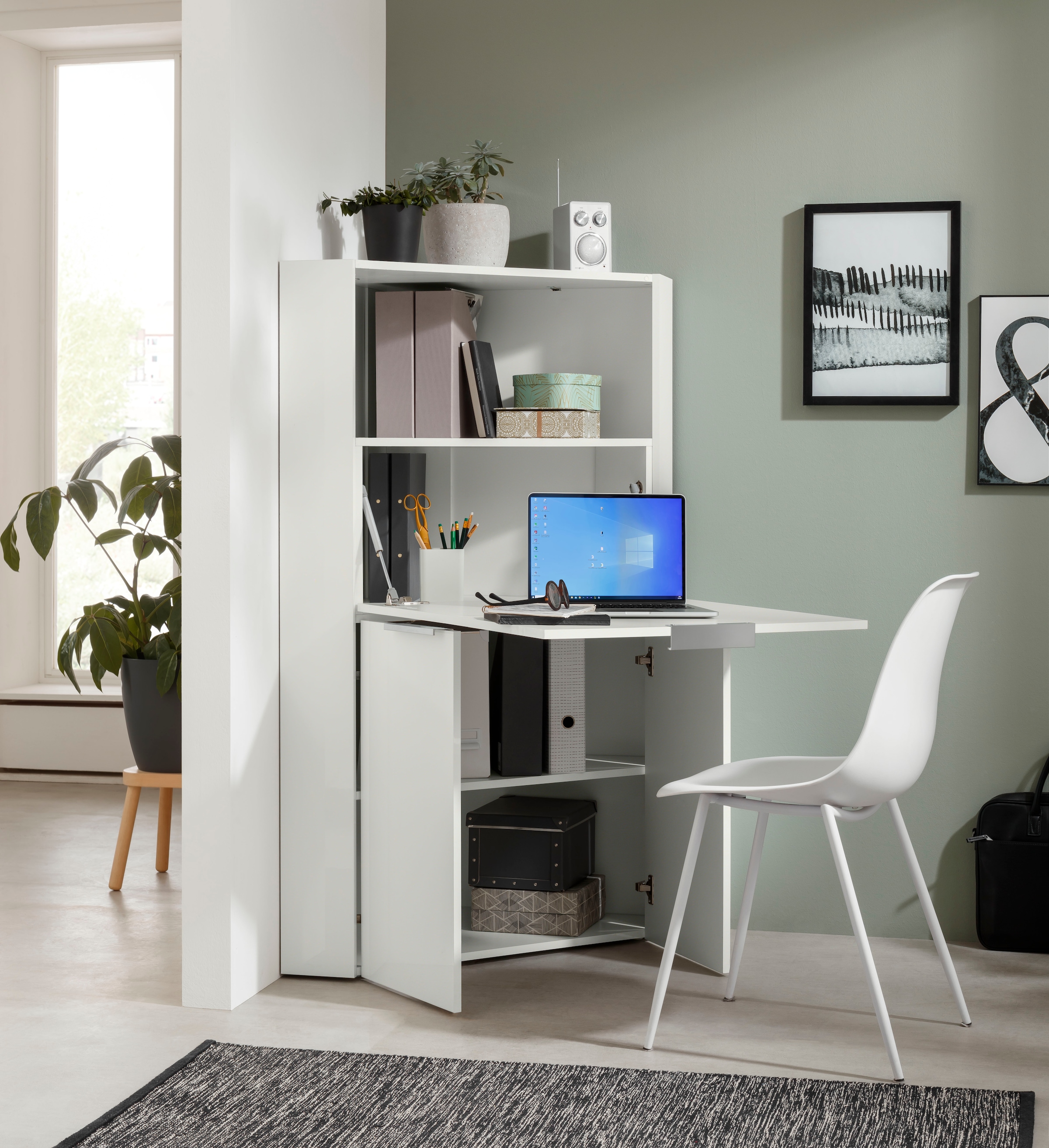 INOSIGN Sekretär »Dalia, Sekretär,« Eckschreibtisch mit Stauraum, Breite 90 cm, Made in Italy