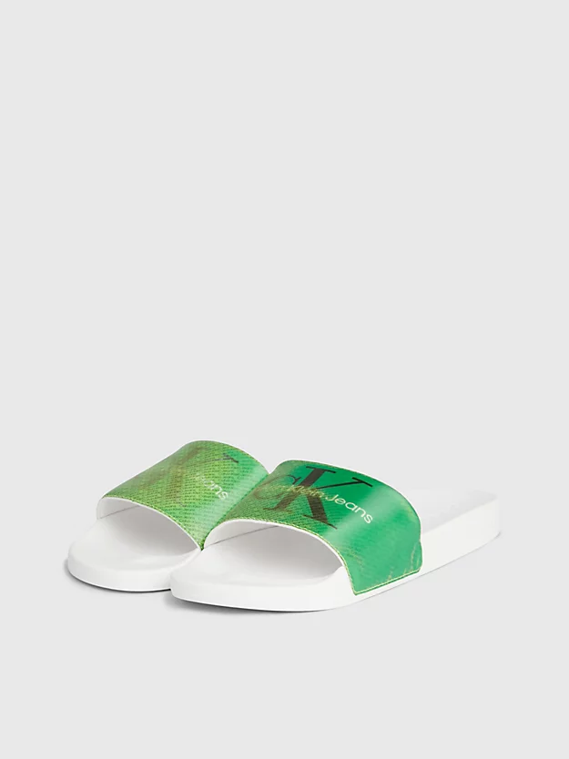 Pantufas com logotipo lenticular
