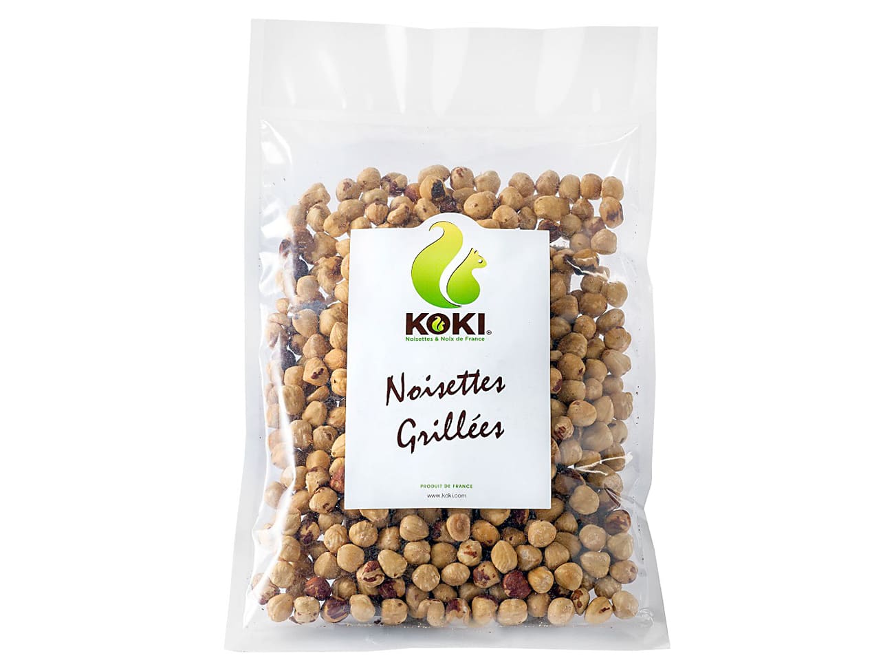 Noisettes torréfiées - 500 g - Origine France - Koki