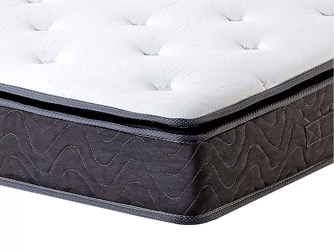 Matelas à ressorts ensachés en latex JOY Moyennement ferme 90 x 200 cm