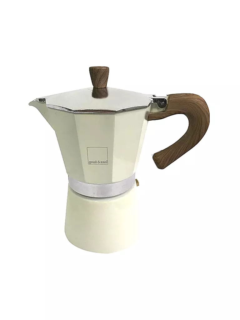 GNALI & ZANI Espressokocher Venezia 3 Tassen Creme creme