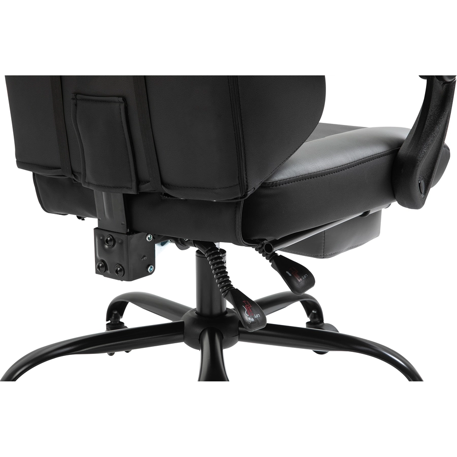 Vinsetto Gamingstuhl mit Fußstütze schwarz