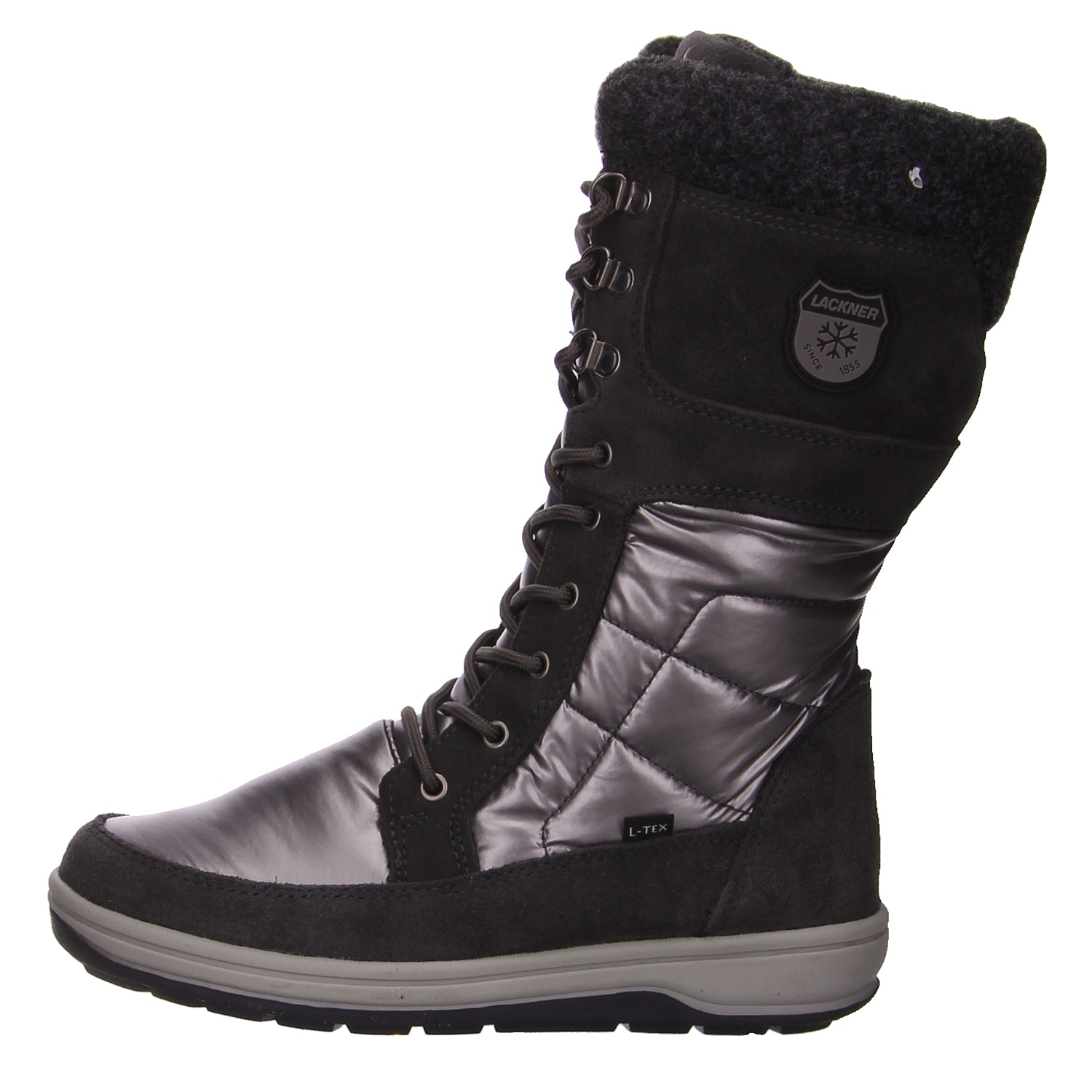 Lackner Schnürstiefel grau grau
