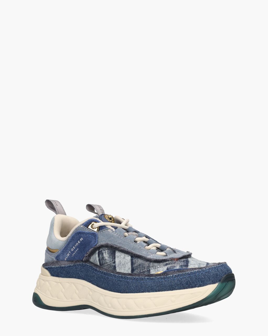 Kurt Geiger Kensington Sneaker Jeansblauw Damessneakers