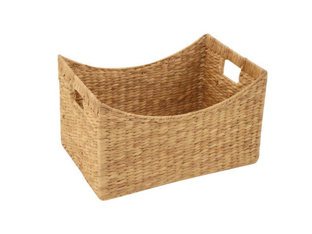Regalbox 27 x 40 cm Wasserhyazinthe beige/natur