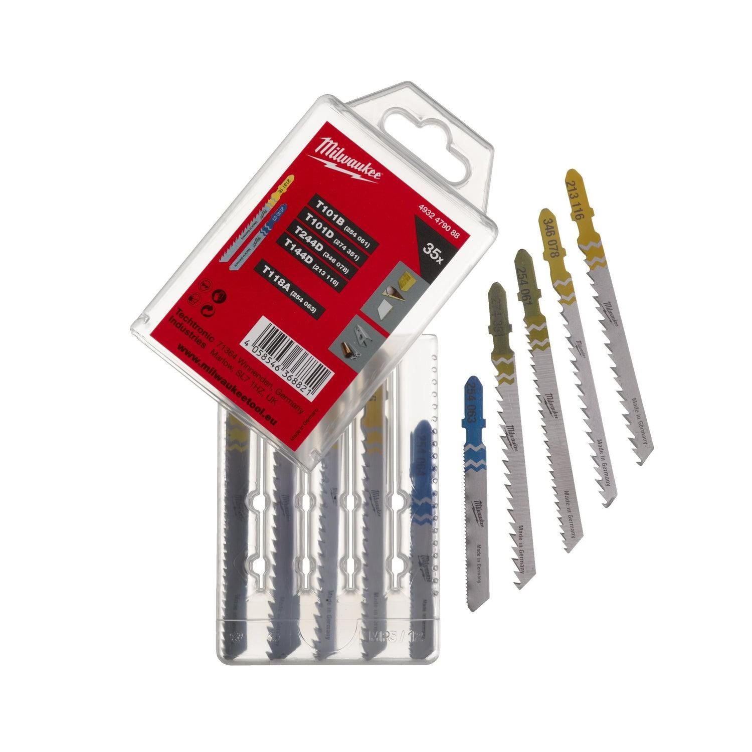 Milwaukee Decoupeerzaagbladenset voor hout en metaal - 35-delig - 4932479088