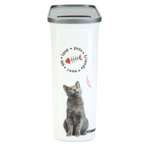 Porta-combustíveis fotográfico para gatos, branco