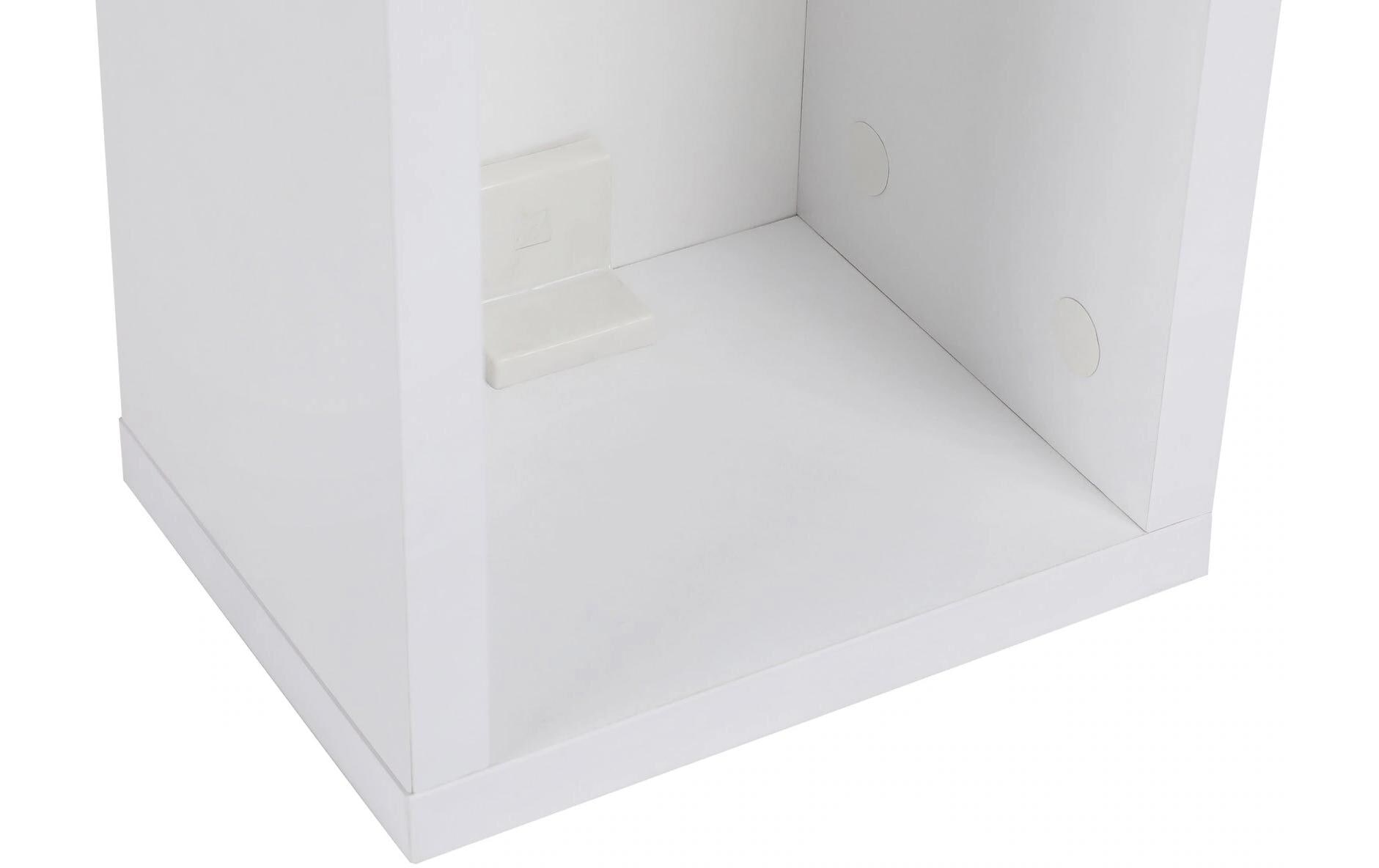 WOODY FASHION Nachttisch »Turra 20 x 65 x 15 cm, Weiss«
