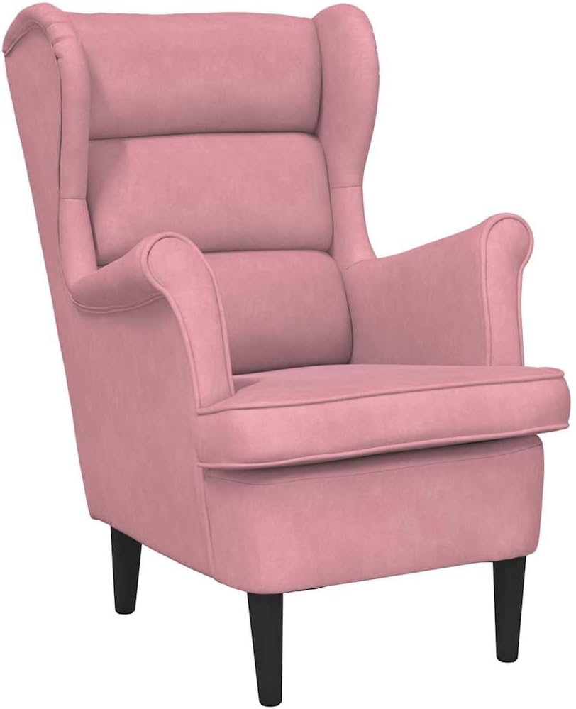 vidaXL Sessel Rosa Samt